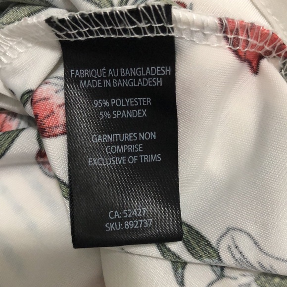 Lily Morgan Sleeveless Floral Top Women’s Size L - Picture 8 of 10